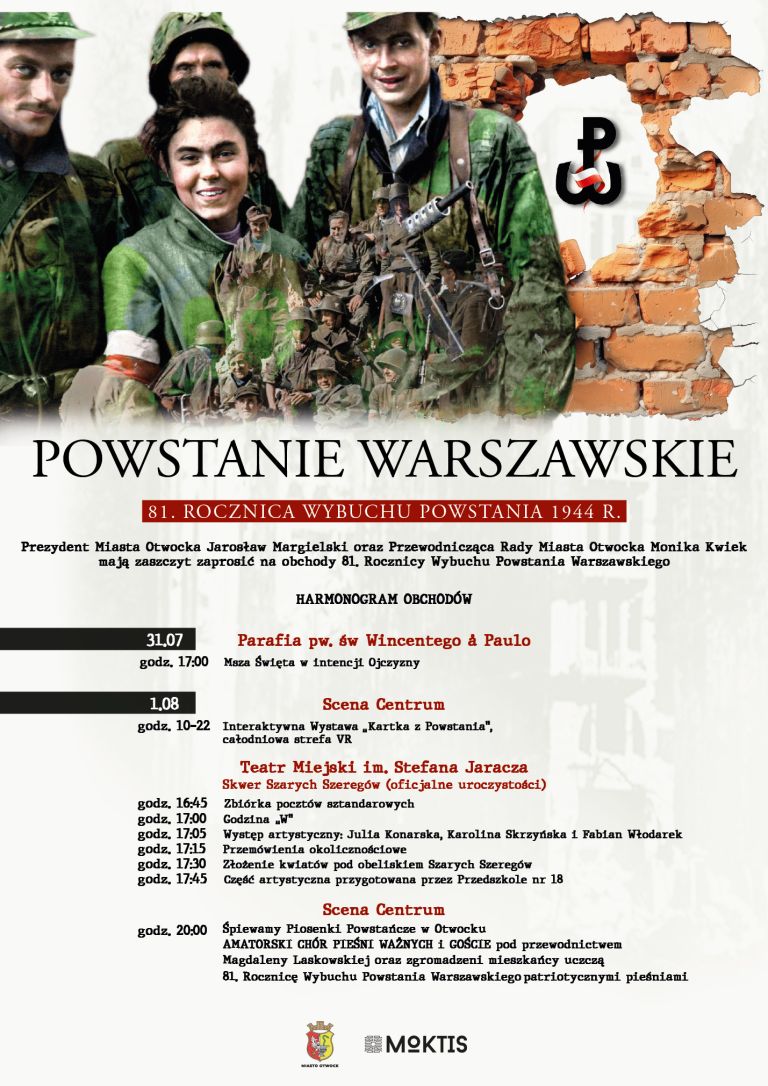 Obchody 81. rocznicy wybuchu Powstania Warszawskiego